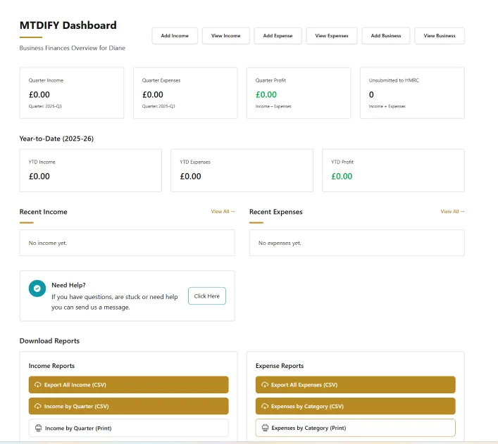 uk digital bookkeeping software mtdify