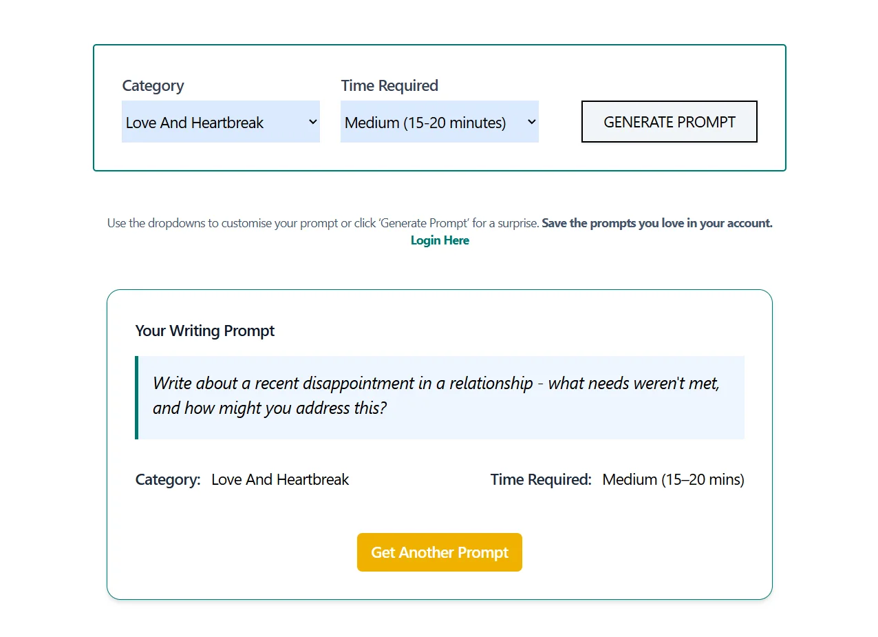 Journal Prompt Generator – A Portable Django App for Daily Reflection